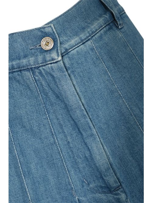 Gonna Opunzia in denim di cotone WEEKEND MAX MARA | 2525106016600002